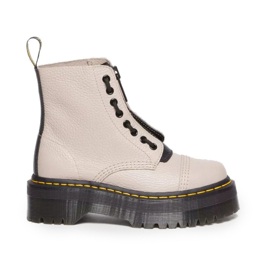 Donna Dr Martens Polacchi | Anfibio Dr Martens Sinclair In Pelle Martellatataupe