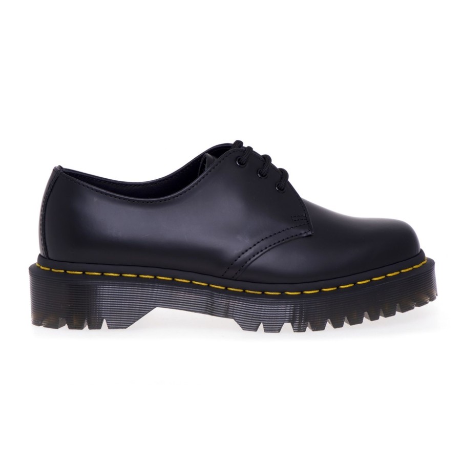 Donna Dr Martens Stringate | Stringata Dr Martens 1461 Bex In Pelle Smooth Nero