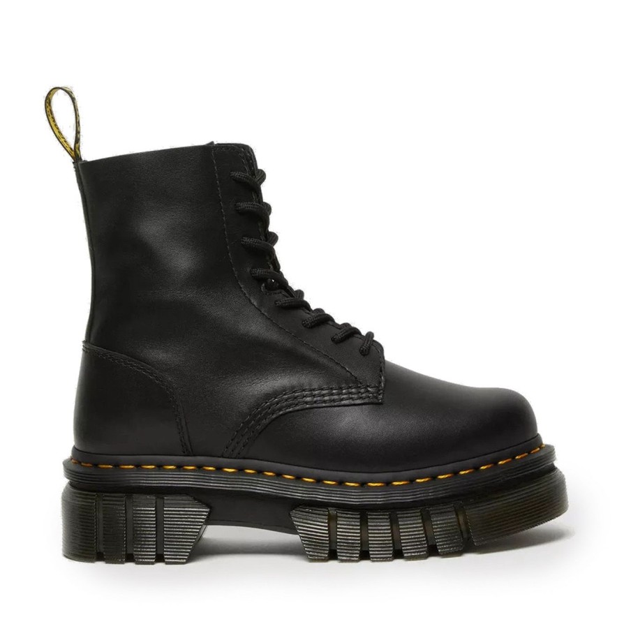 Donna Dr Martens Polacchi | Anfibio Dr Martens Audrick Platform In Pelle Nappanero