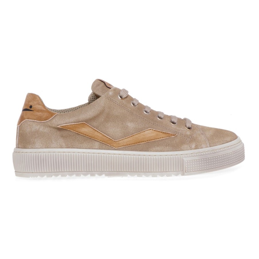 Uomo Voile Blanche Sneakers | Sneaker Voile Blanche Fit Ii In Camosciotabacco