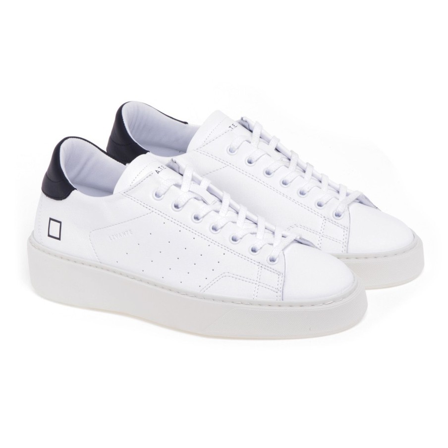 Uomo D.a.t.e. Sneakers | Sneaker D.A.T.E. Levante In Pellebianco