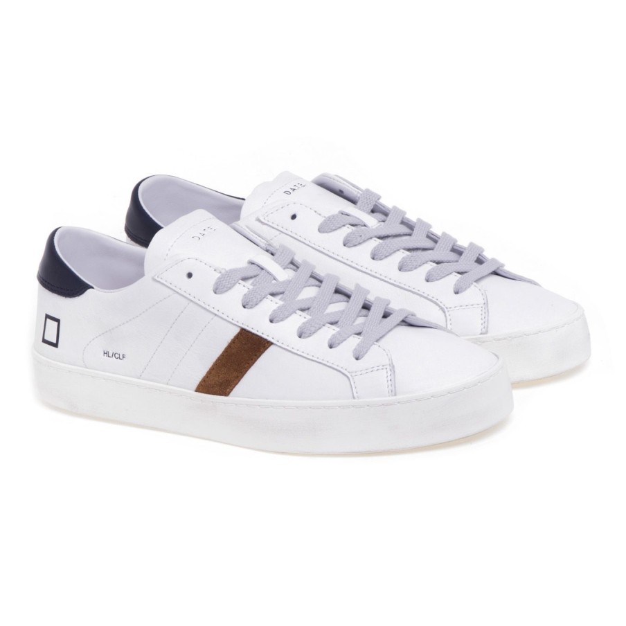 Uomo D.a.t.e. Sneakers | Sneaker D.A.T.E. Hill Low In Pellebianco