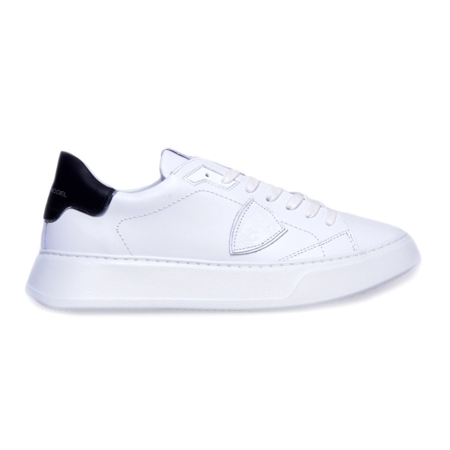 Uomo Philippe Model Sneakers | Sneaker Philippe Model Temple In Pellebianco