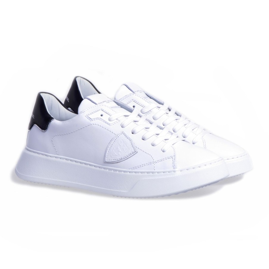 Uomo Philippe Model Sneakers | Sneaker Philippe Model Temple In Pellebianco