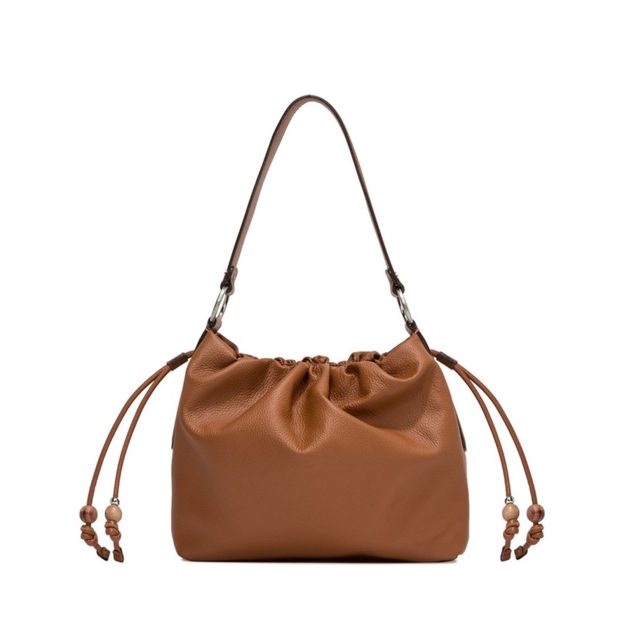 Donna Gianni Chiarini Borse | Borsa In Pelle Gianni Chiarini "Peonia" Cuoio