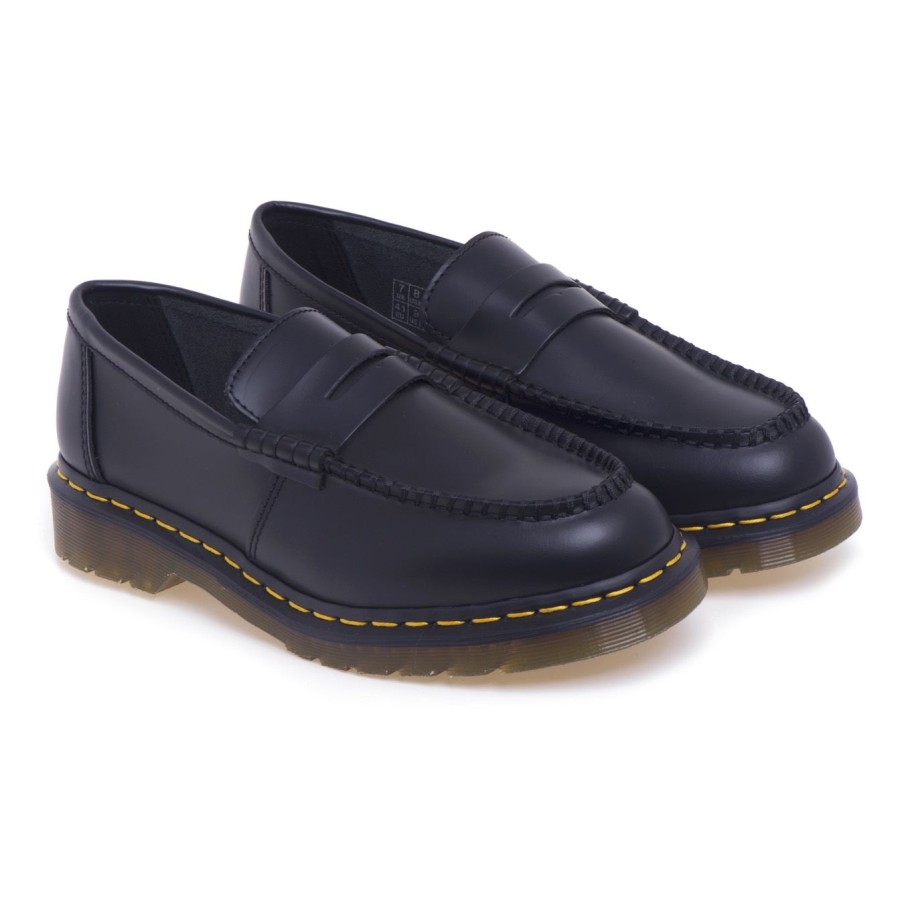 Uomo Dr Martens Mocassini | Mocassino Dr Martens Penton In Pellenero