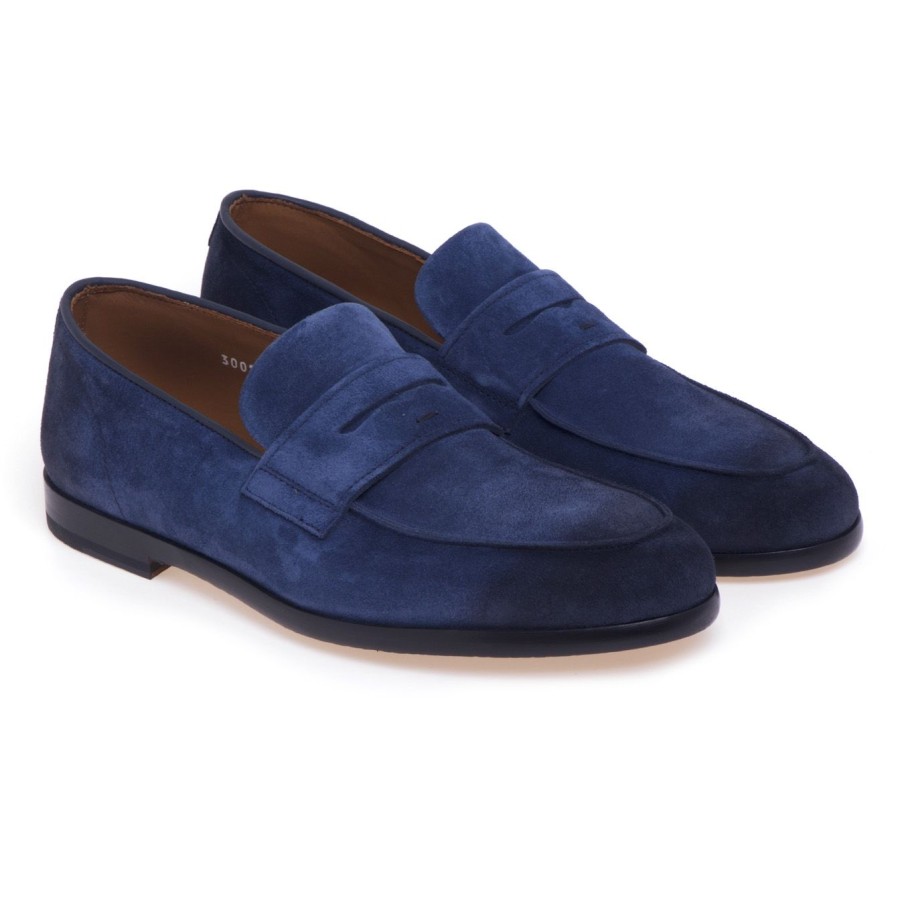 Uomo Doucal's Mocassini | Mocassino Doucal'S In Camoscioblu