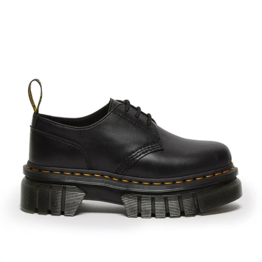 Donna Dr Martens Stringate | Stringata Dr Martens Audrick In Pelle Nappa Con Platformnero