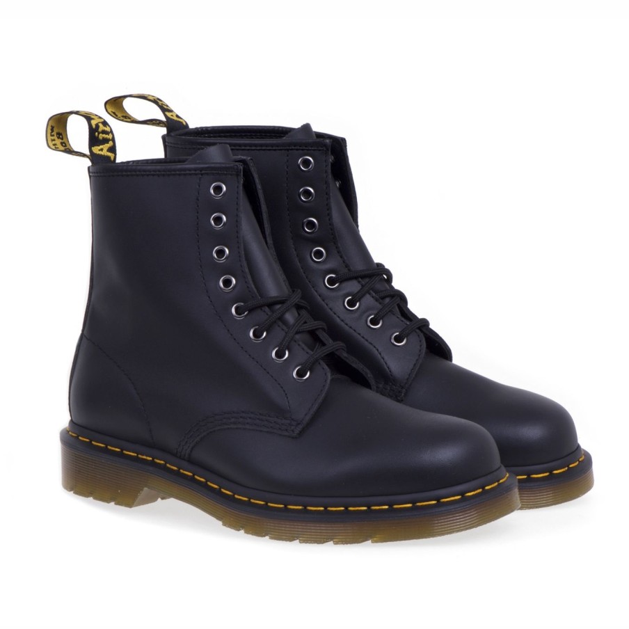 Uomo Dr Martens Polacchi | Anfibio Dr Martens 1460 In Nappanero