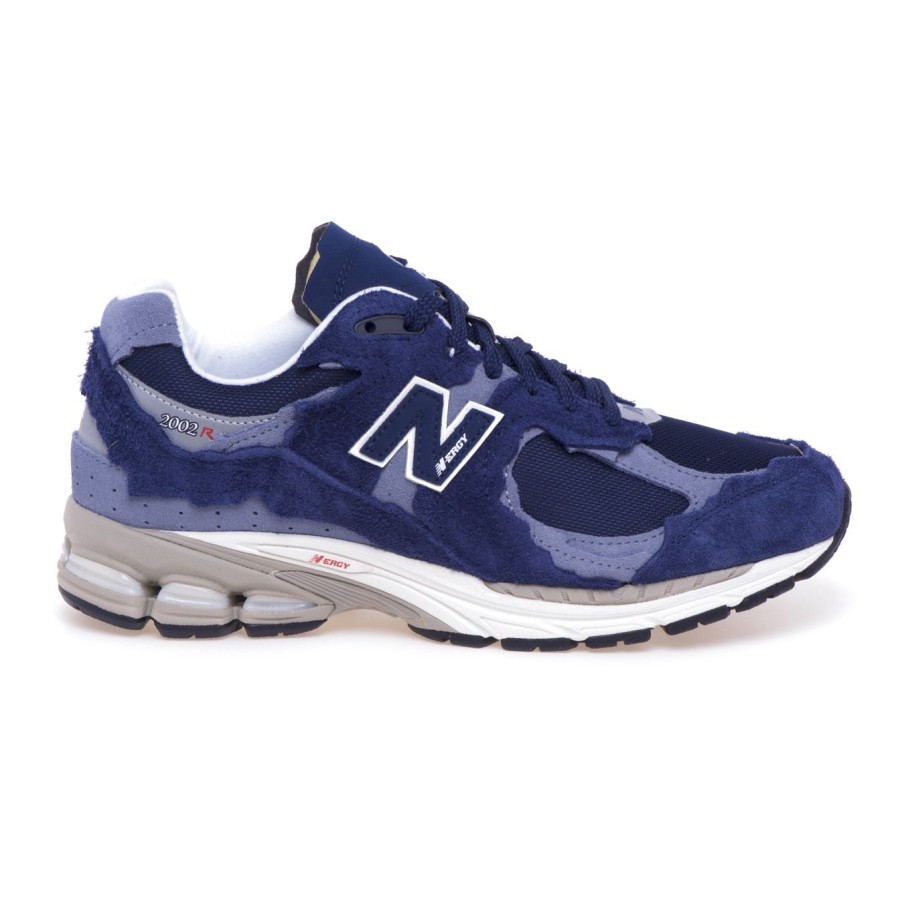 Uomo New Balance Sneakers | Sneaker New Balance 2002R Protection Pack In Camoscio E Tessutoblu