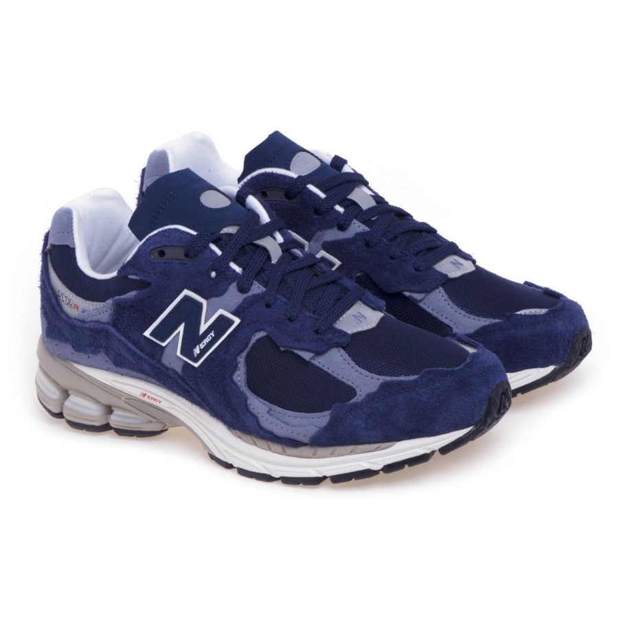 Uomo New Balance Sneakers | Sneaker New Balance 2002R Protection Pack In Camoscio E Tessutoblu