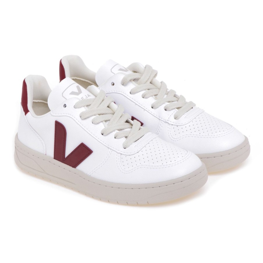 Donna Veja Sneakers | Sneaker Veja V-10 Veganbianco