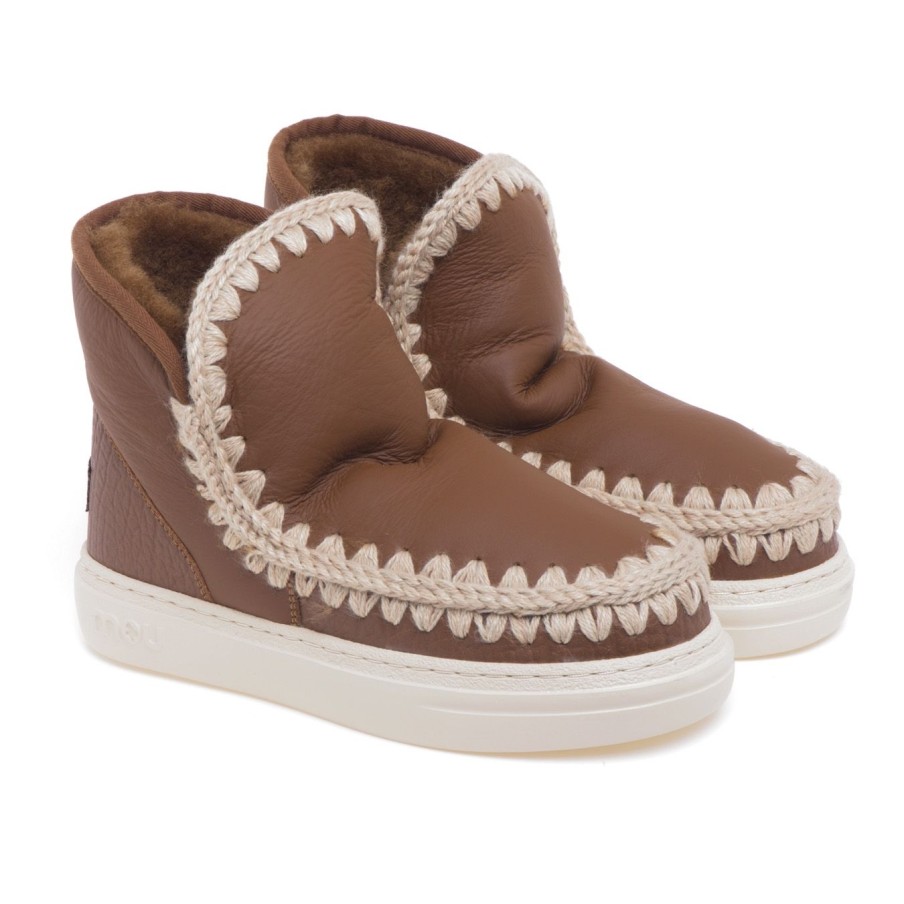 Donna Mou Tronchetti | Stivaletto Mou Eskimo Sneaker Bold Nubuck Cognac