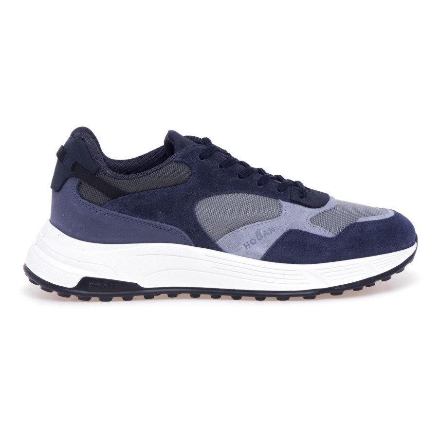 Uomo Hogan Sneakers | Sneaker Hogan Hyperlight Blu - Grigio