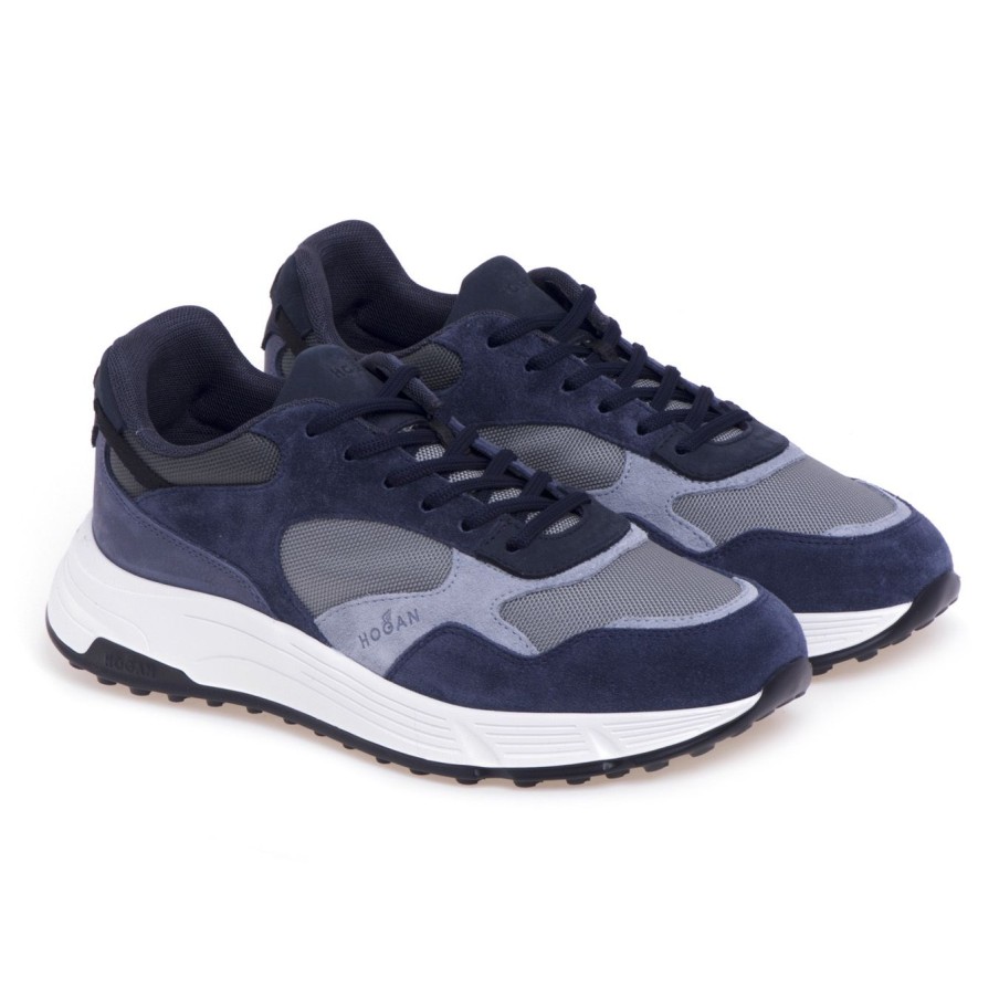 Uomo Hogan Sneakers | Sneaker Hogan Hyperlight Blu - Grigio