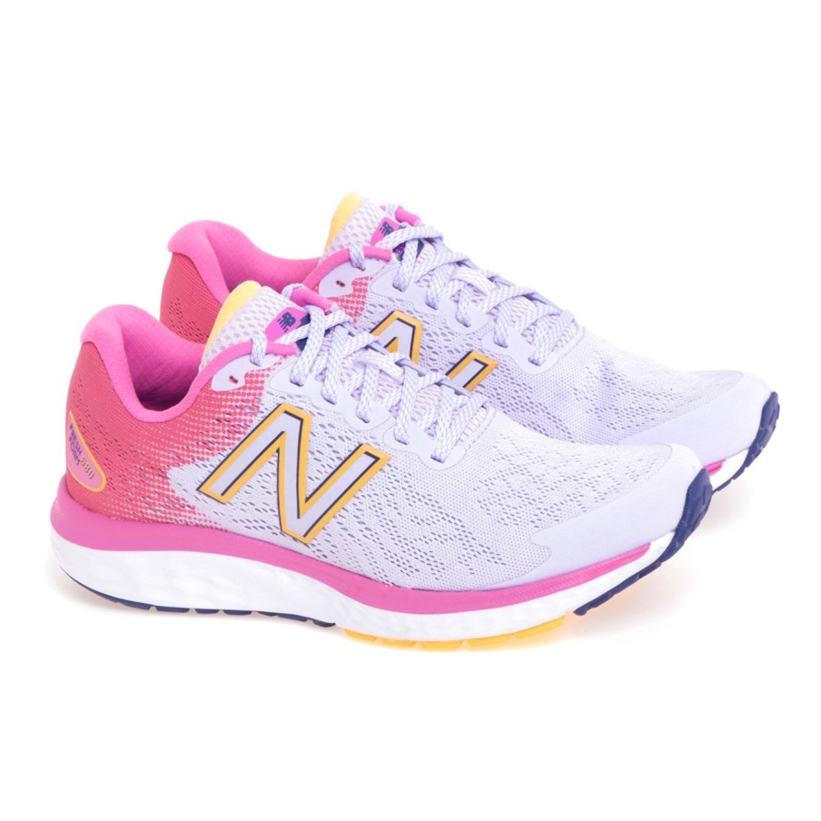 Donna New Balance Sneakers | Sneaker Running New Balance 680 In Tessuto Rosa