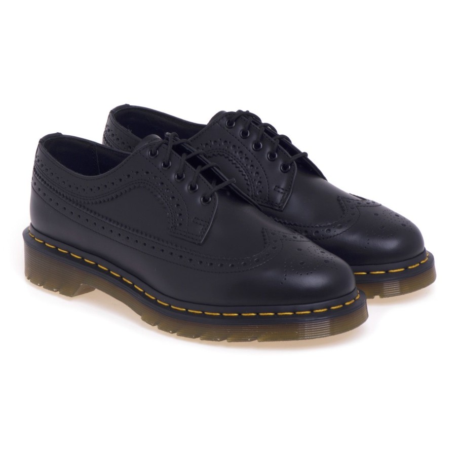 Uomo Dr Martens Stringate | Stringata Stle Inglese Dr Martens 3989 In Pellenero