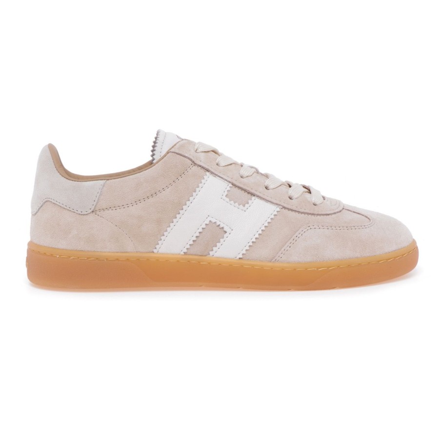 Donna Hogan Sneakers | Sneaker Hogan Cool H647 In Camoscio Beige