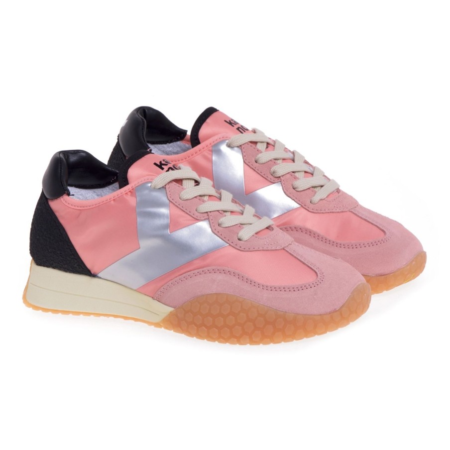 Donna Keh-noo Sneakers | Sneaker Keh-Noo In Tessuto Tecnicorosa - Argento