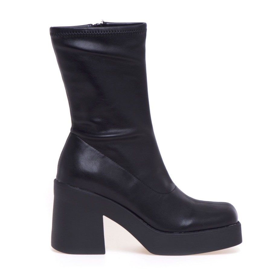 Donna Steve Madden Tronchetti | Tronchetto Steve Madden Uptake In Ecopelle Stretchnero