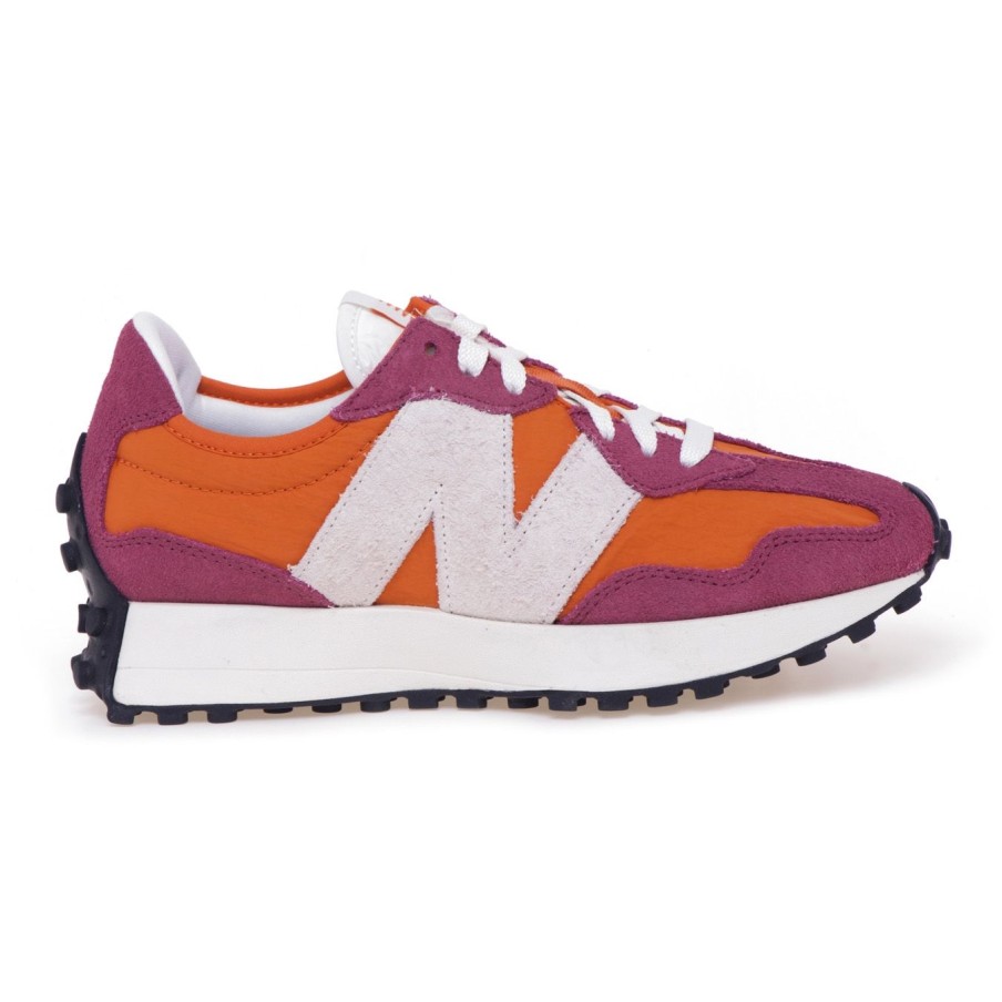 Donna New Balance Sneakers | Sneaker New Balance 327 In Camoscio E Tessuto Arancio