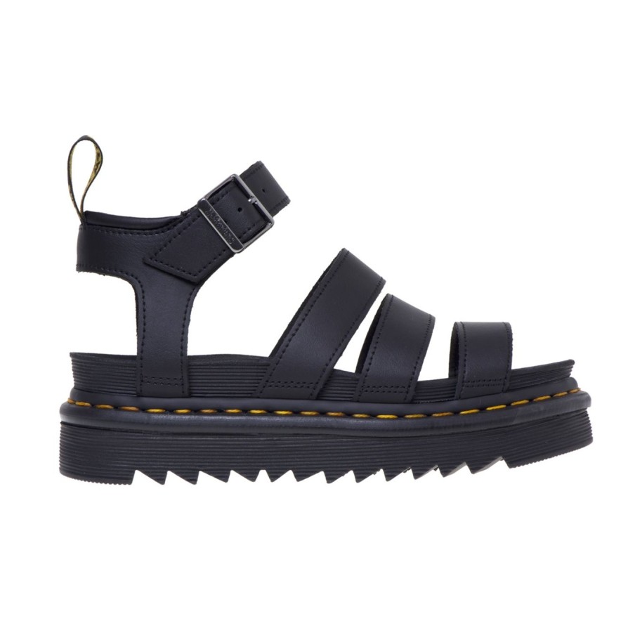 Donna Dr Martens Sandali | Sandalo Dr Martens "Blaire" In Pelle Nero