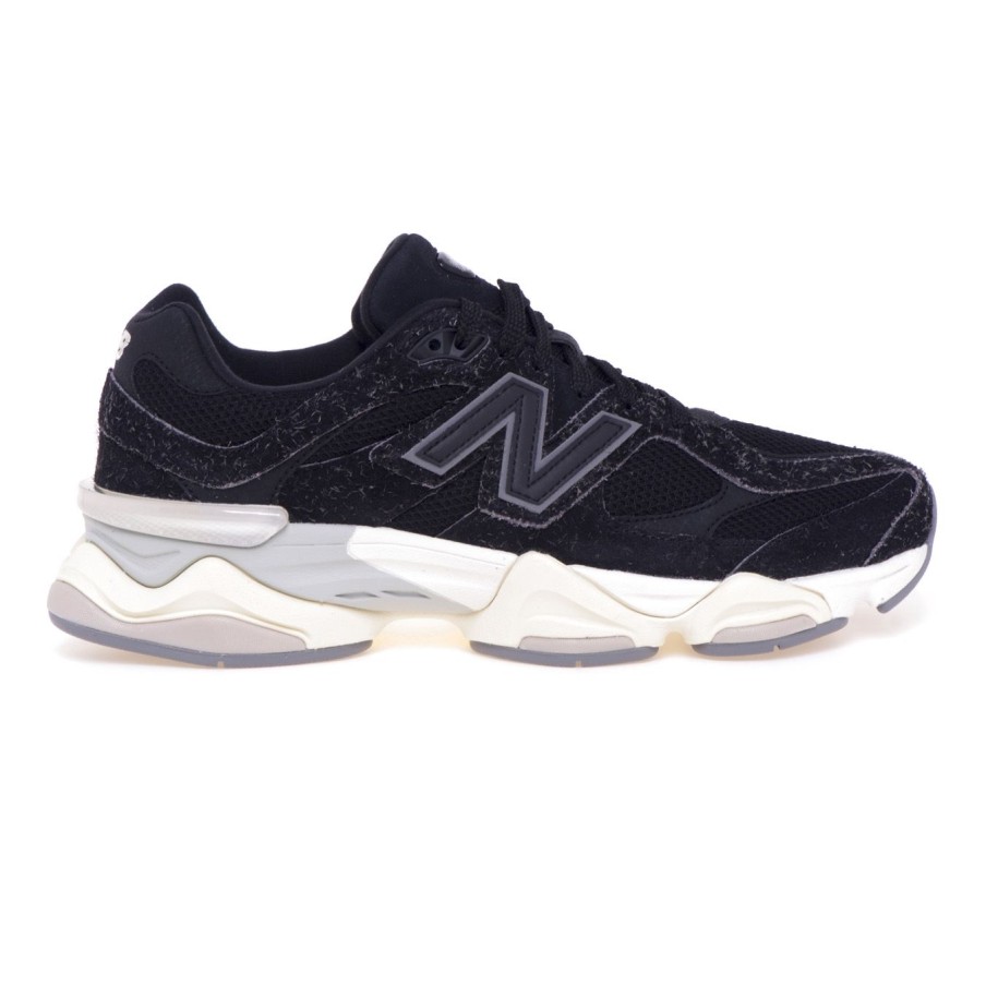 Uomo New Balance Sneakers | Sneaker New Balance 9060 In Camoscio E Tessutonero