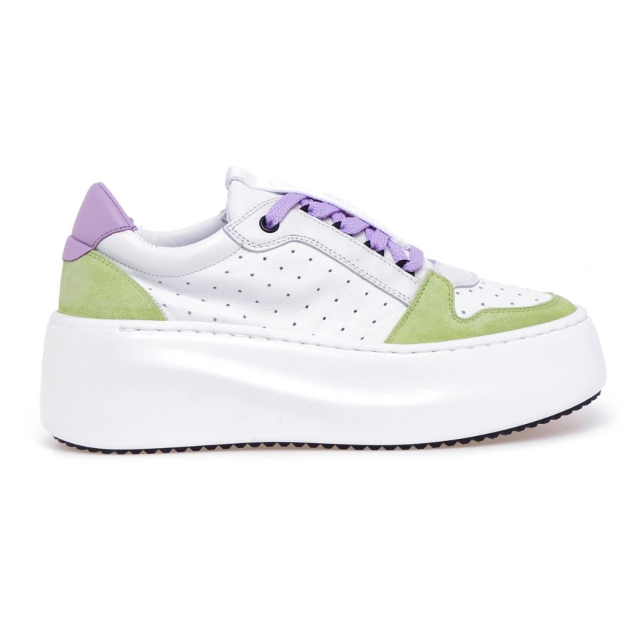 Donna Vic Matie' Sneakers | Sneaker Vic Matie In Pelle E Camosciocuoio