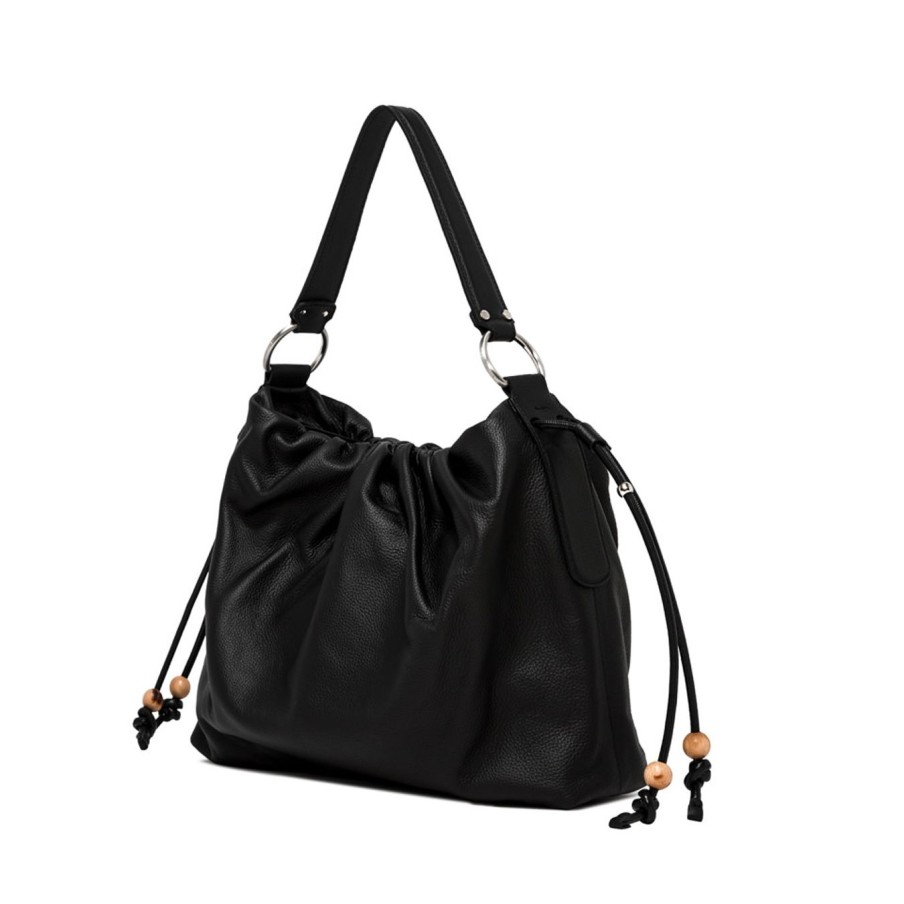 Donna Gianni Chiarini Borse | Borsa In Pelle Gianni Chiarini "Peonia" Nero