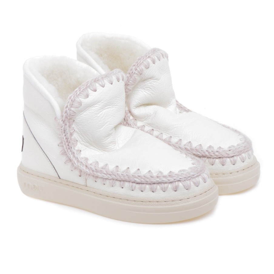 Donna Mou Tronchetti | Stivaletto Mou Eskimo Sneaker Boldwaxy White