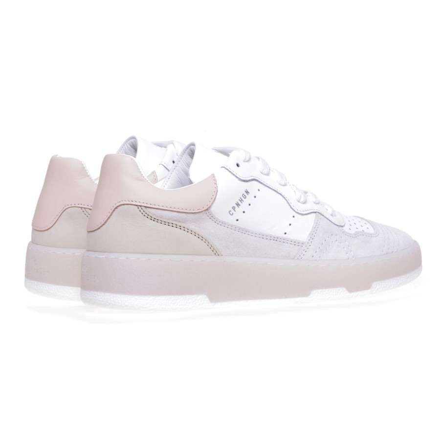 Donna Copenhagen Sneakers | Sneaker Copenhagen In Pelle E Camosciobianco