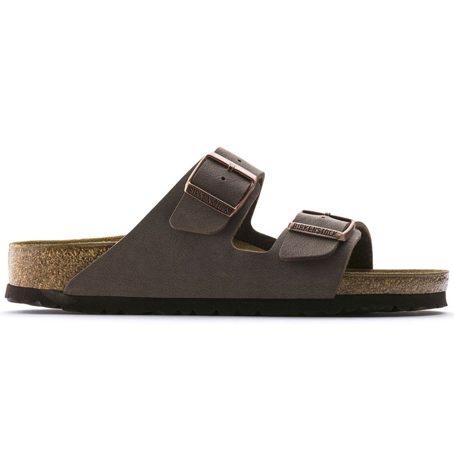 Uomo Birkenstock Ciabatte E Sabot | Ciabatta Birkenstock Arizona Birko-Flor Marrone