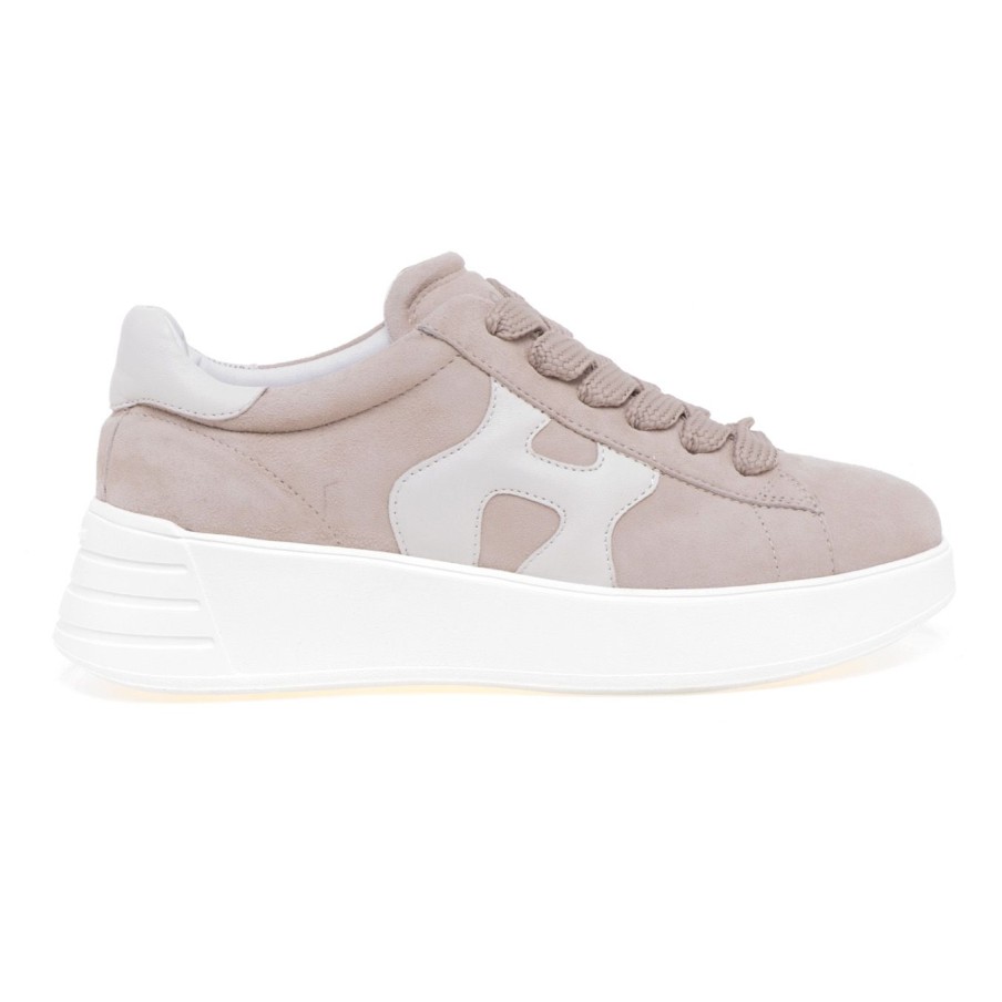 Donna Hogan Sneakers | Sneaker Hogan Rebel H562 In Camosciopanna