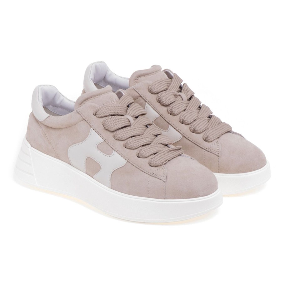 Donna Hogan Sneakers | Sneaker Hogan Rebel H562 In Camosciopanna