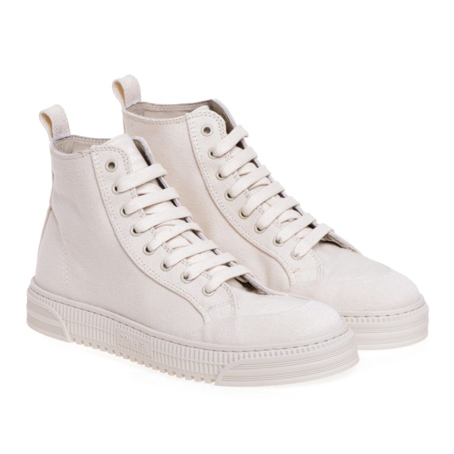 Donna Copenhagen Sneakers | Sneaker Alta Copenhagen In Canvasnaturale