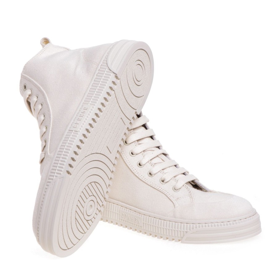 Donna Copenhagen Sneakers | Sneaker Alta Copenhagen In Canvasnaturale