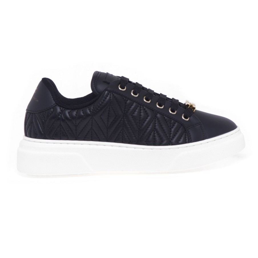 Donna Elisabetta Franchi Sneakers | Sneaker Elisabetta Franchi In Nappa Matelassenero