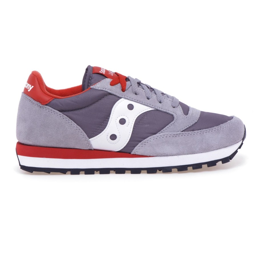 Uomo Saucony Sneakers | Sneaker Saucony Jazz In Camosciogrigio