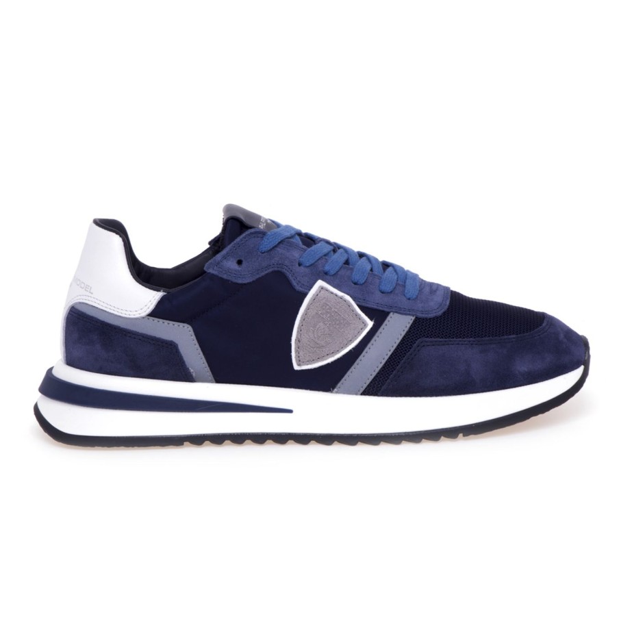 Uomo Philippe Model Sneakers | Sneaker Running Philippe Model Tropez 2.1 Blu