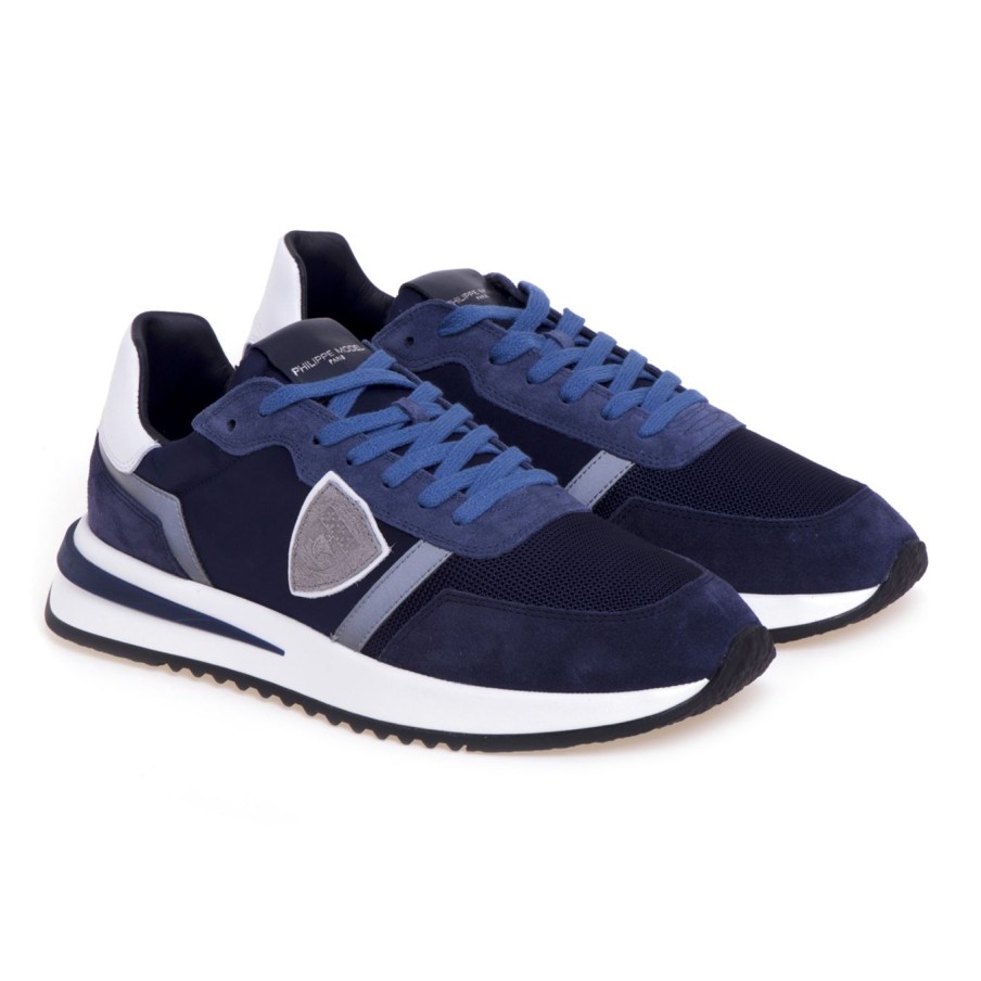 Uomo Philippe Model Sneakers | Sneaker Running Philippe Model Tropez 2.1 Blu