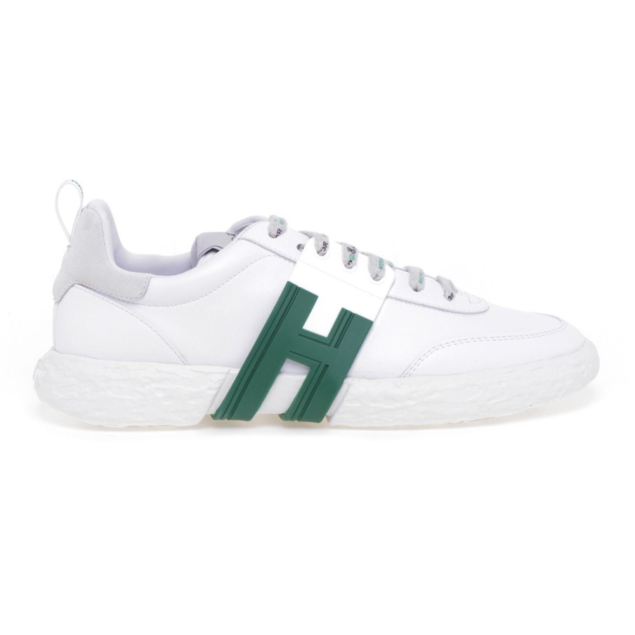 Uomo Hogan Sneakers | Sneaker Hogan-3Rbianco - Verde