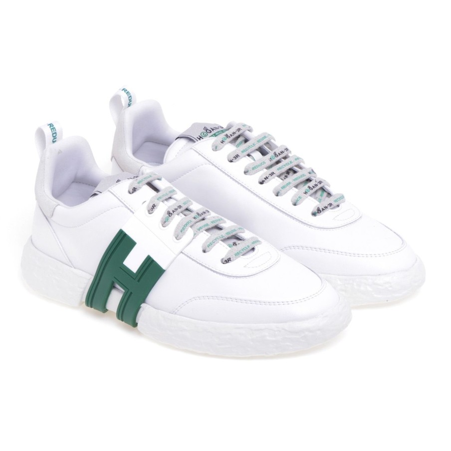 Uomo Hogan Sneakers | Sneaker Hogan-3Rbianco - Verde