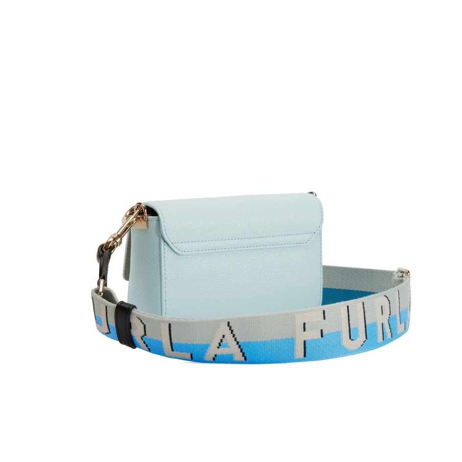 Donna Furla Tracolle | Borsa A Tracolla Furla Metropolis In Pelleminty+Minty Cerulean