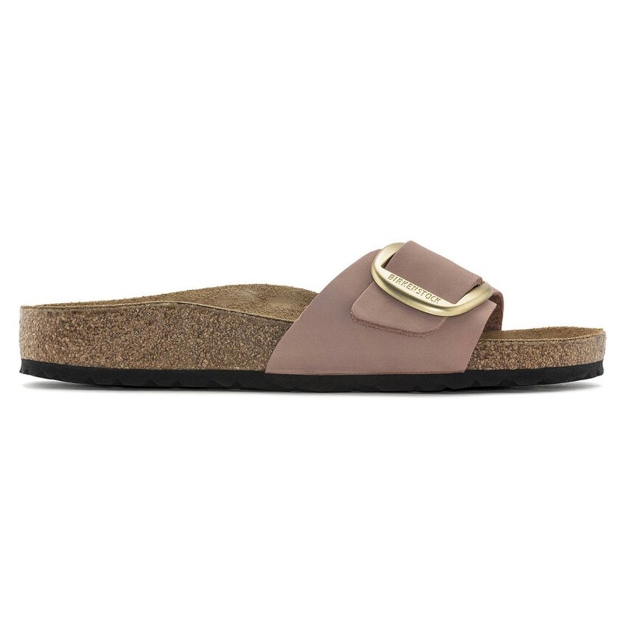 Donna Birkenstock Ciabatte E Sabot | Ciabatta Birkenstock Madrid Con Big Buckle Rosa Antico