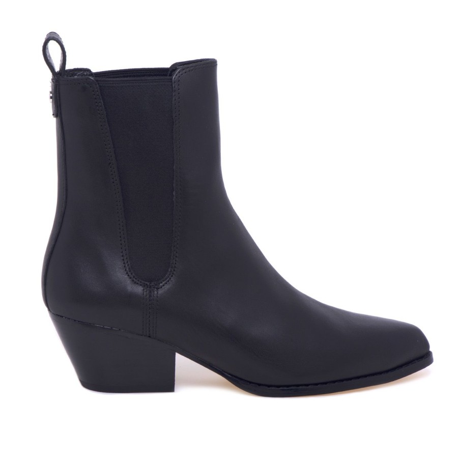 Donna Michael Kors Tronchetti | Stivaletto Texano Michael Kors Kinlee Bootie In Pellenero