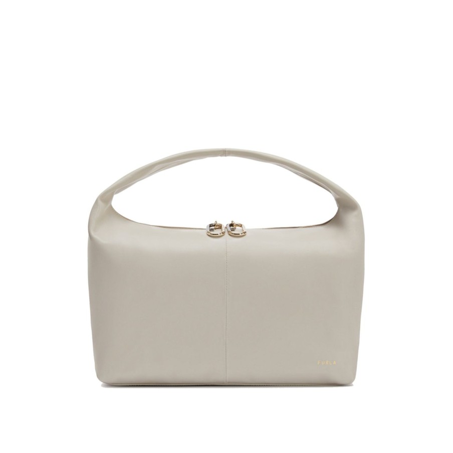 Donna Furla Borse | Borsa Furla Ginger In Pelle Perla