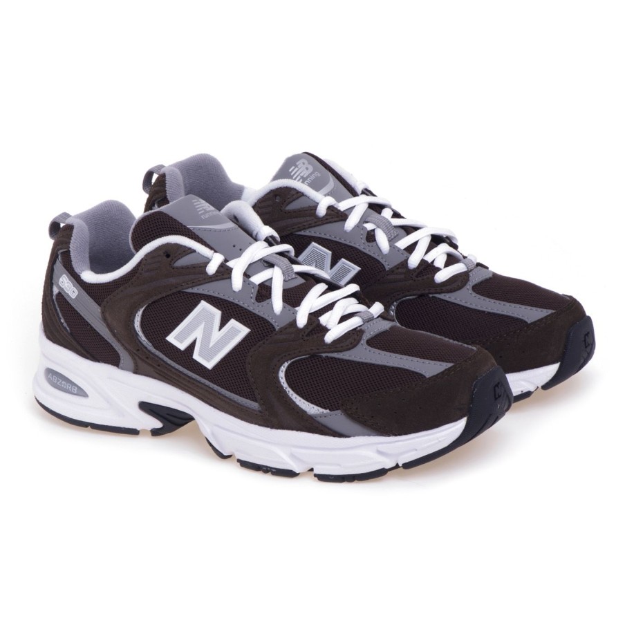 Uomo New Balance Sneakers | Sneaker New Balance 530 In Camoscio E Tessuto Testa D.M.