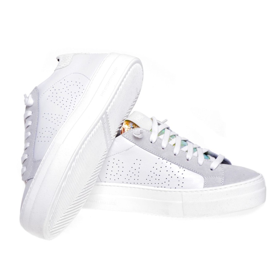 Donna P448 Sneakers | Sneaker P448 "Thea" In Pelle E Camoscionautilus