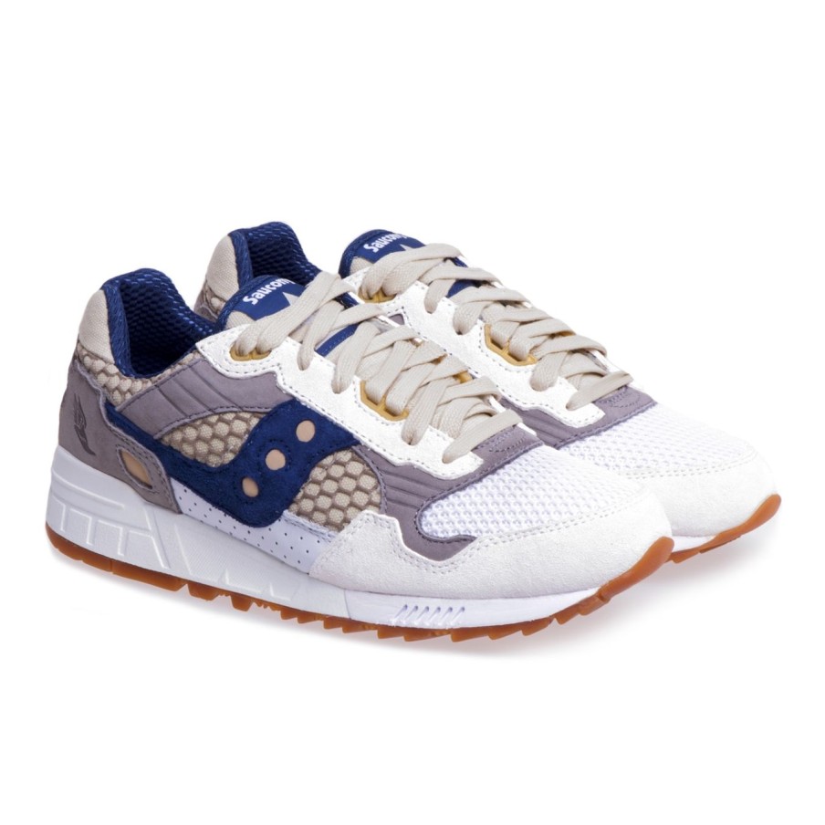 Uomo Saucony Sneakers | Sneaker Saucony Shadow 5000 In Tessuto E Nabuck Nero