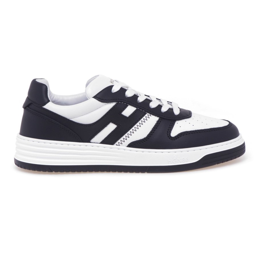 Uomo Hogan Sneakers | Sneaker Hogan Basket H630 In Pellemulticolor